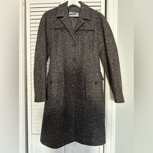 Authentic 100% virgin wool Jil Sander Italian coat